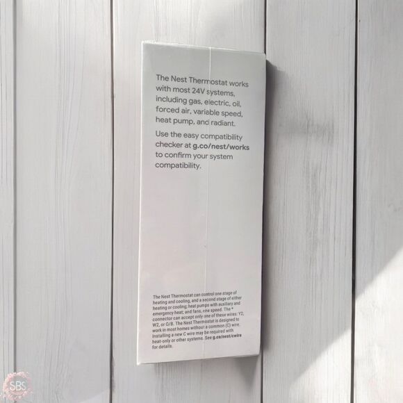 Google Nest G4CVZ Programmable Wi-Fi Thermostat Color Charcoal NEW Sealed - Picture 3 of 5